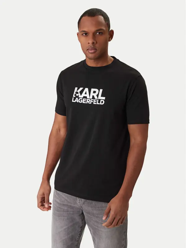 Karl Lagerfeld KARL LAGERFELD T-shirt 755780 561235 Crna Regular Fit