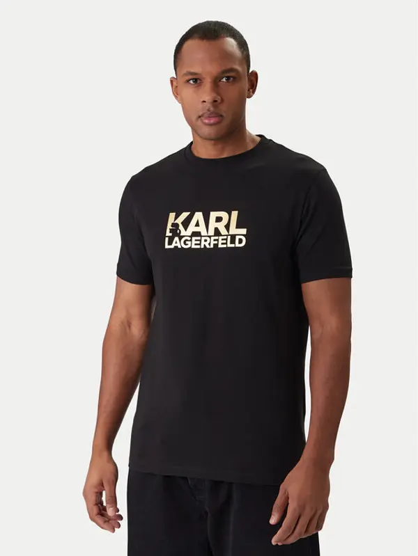 Karl Lagerfeld KARL LAGERFELD T-shirt 755780 561235 Crna Regular Fit