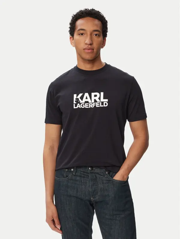 Karl Lagerfeld KARL LAGERFELD T-shirt 755780 563235 Tamnoplava Regular Fit