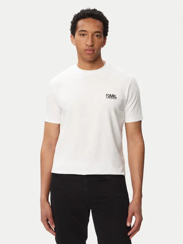 Karl Lagerfeld KARL LAGERFELD T-shirt 755781 563235 Bijela Regular Fit