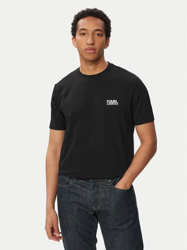 Karl Lagerfeld KARL LAGERFELD T-shirt 755781 563235 Crna Regular Fit