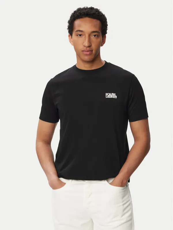 Karl Lagerfeld KARL LAGERFELD T-shirt 755781 563235 Crna Regular Fit