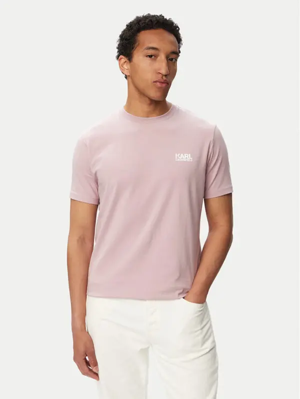 Karl Lagerfeld KARL LAGERFELD T-shirt 755781 563235 Ružičasta Regular Fit