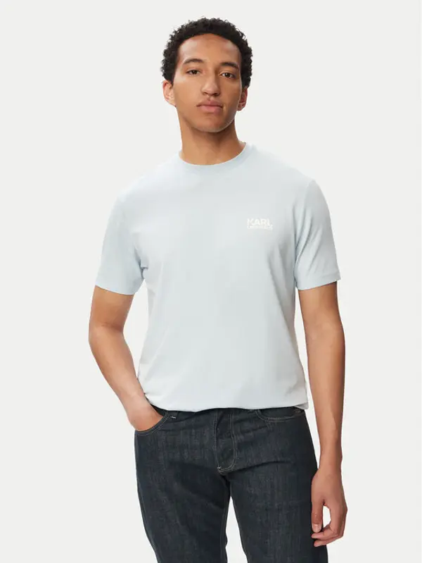 Karl Lagerfeld KARL LAGERFELD T-shirt 755781 563235 Svijetlo plava Regular Fit