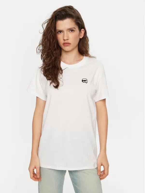 Karl Lagerfeld KARL LAGERFELD T-shirt A1W17025 Bijela Relaxed Fit