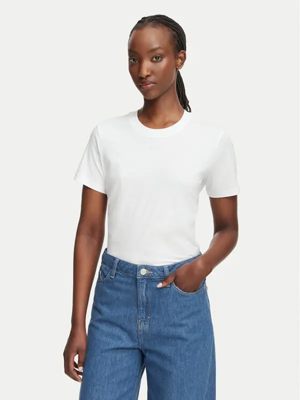 Karl Lagerfeld KARL LAGERFELD T-shirt B2W17094 Bijela Regular Fit