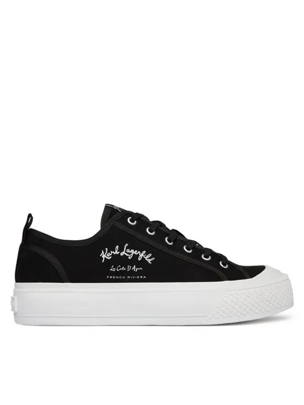 Karl Lagerfeld KARL LAGERFELD Tenisice Kampus Max V KL50523 Crna