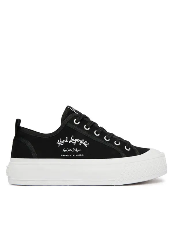 Karl Lagerfeld KARL LAGERFELD Tenisice Kampus Max V KL60516 Crna