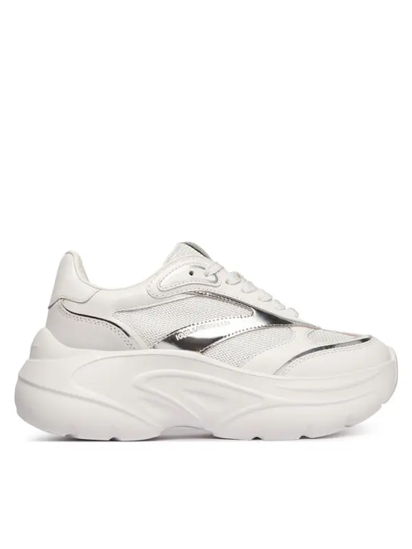 Karl Lagerfeld KARL LAGERFELD Tenisice Kontour Wedge KL68016 Bijela