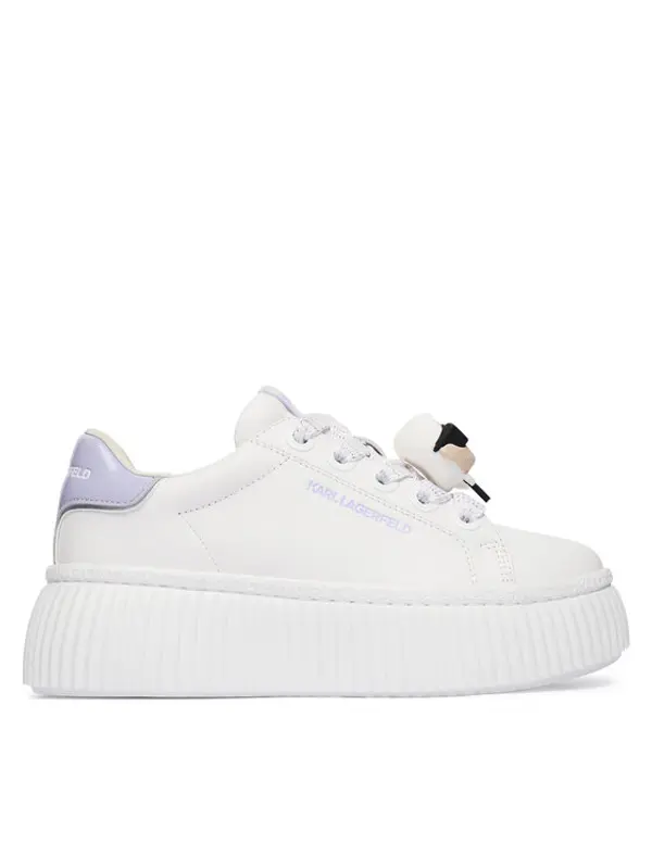 Karl Lagerfeld KARL LAGERFELD Tenisice Kreeper Lo KL42336T Écru