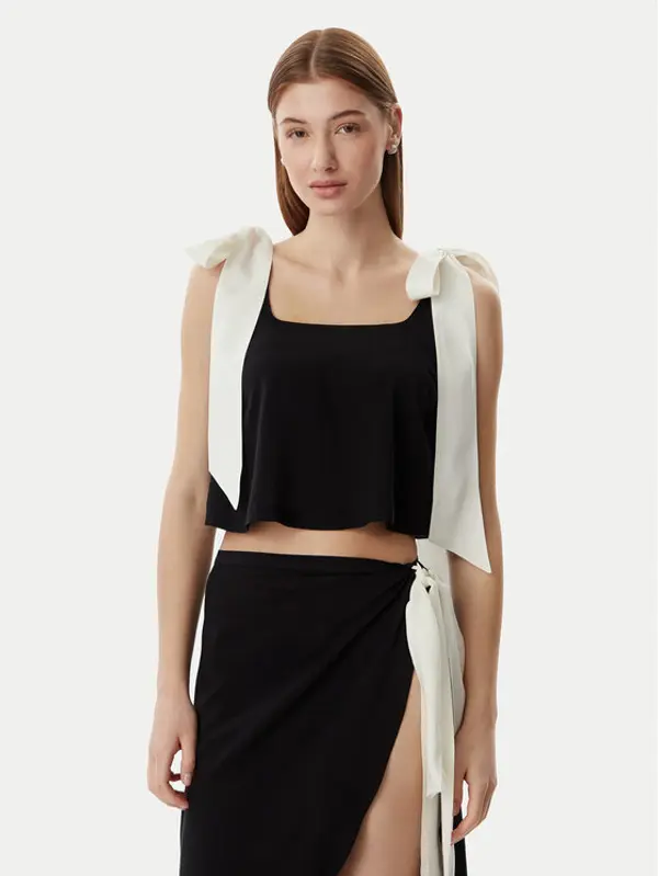 Karl Lagerfeld KARL LAGERFELD Top B2W46036 Crna Regular Fit