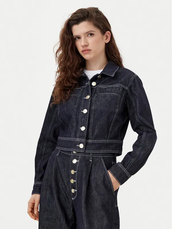 Karl Lagerfeld KARL LAGERFELD Traper jakna A1W14048 Tamnoplava Regular Fit