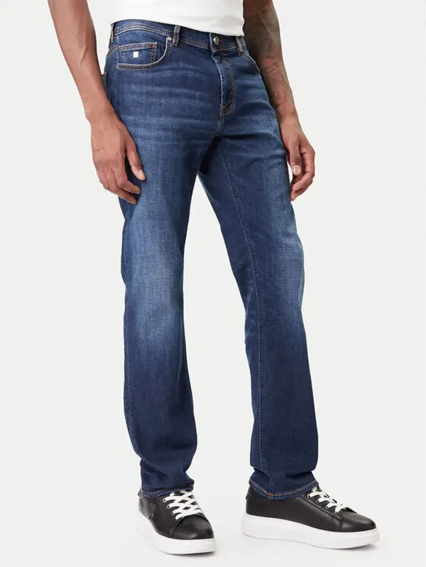 Karl Lagerfeld KARL LAGERFELD Traperice 265501 500843 Tamnoplava Slim Fit