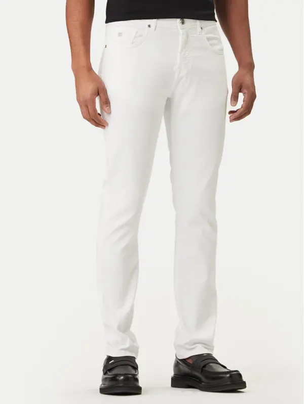 Karl Lagerfeld KARL LAGERFELD Traperice 265501 562820 Bijela Slim Fit