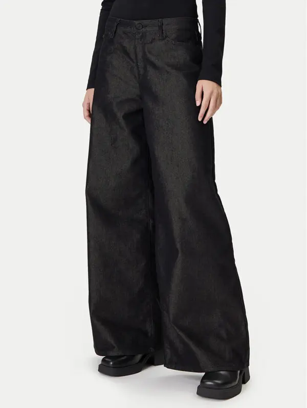 Karl Lagerfeld KARL LAGERFELD Traperice A4W10097 Crna Wide Leg