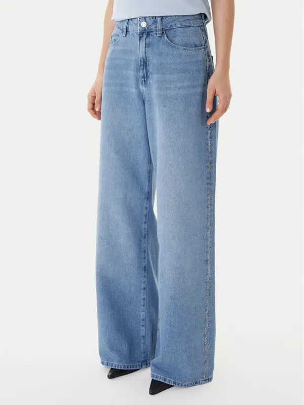 Karl Lagerfeld KARL LAGERFELD Traperice B1W10047 Plava Wide Leg