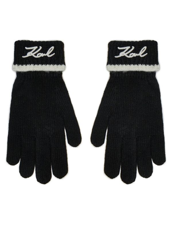 KARL LAGERFELD KARL LAGERFELD Ženske rukavice 246W3601 Crna