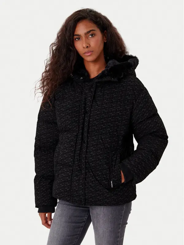Karl Lagerfeld KARL LAGERFELD Zimska jakna A4W15042 Crna Regular Fit