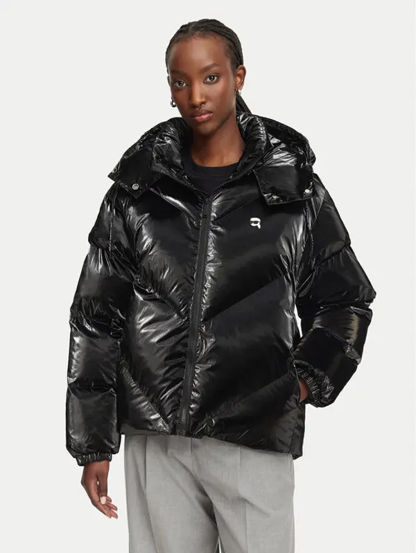 Karl Lagerfeld KARL LAGERFELD Zimska jakna B3W15036 Crna Regular Fit