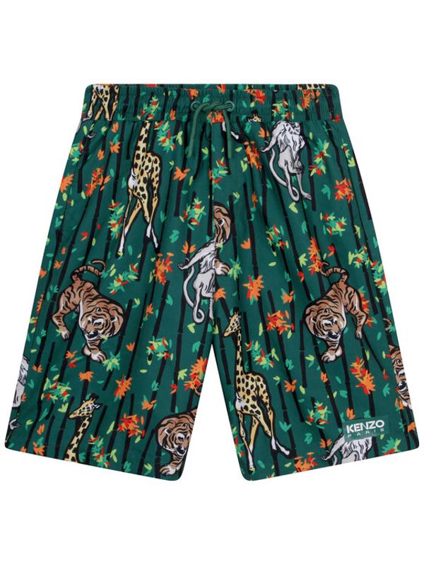 Kenzo Kids Kenzo Kids Kupaće gaće i hlače K24316 S Zelena Regular Fit