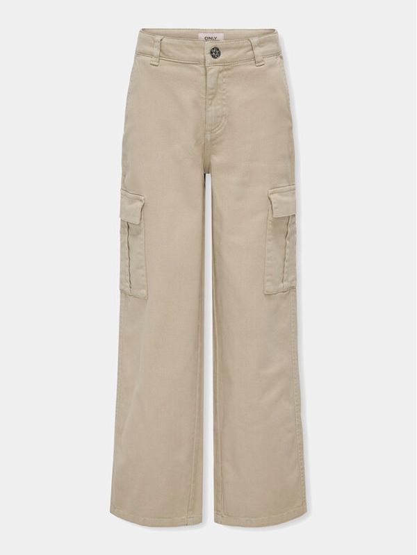 Kids ONLY Kids ONLY Hlače Yarrow 15304049 Bež Straight Fit