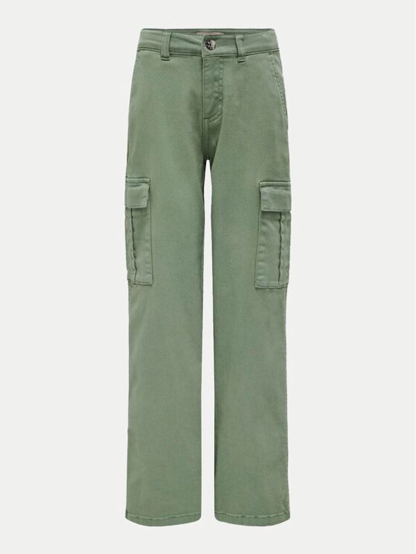 Kids ONLY Kids ONLY Hlače Yarrow 15304049 Zelena Straight Fit