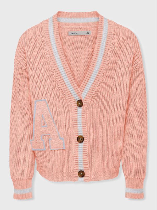 Kids ONLY Kids ONLY Kardigan Coleen 15267487 Ružičasta Relaxed Fit