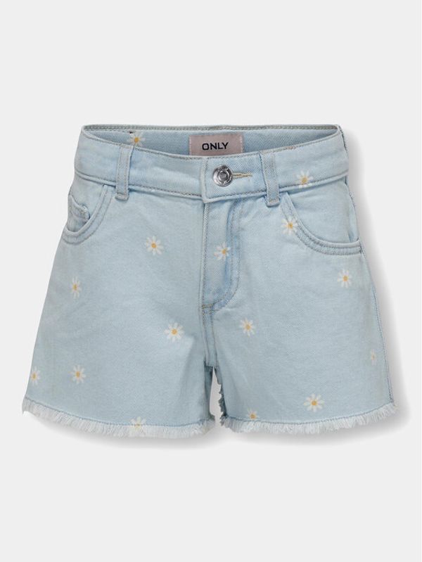 Kids ONLY Kids ONLY Kratke traperice Grobyn 15302364 Plava Loose Fit