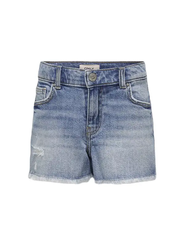 Kids ONLY Kids ONLY Kratke traperice Robyn 15291605 Plava Straight Fit