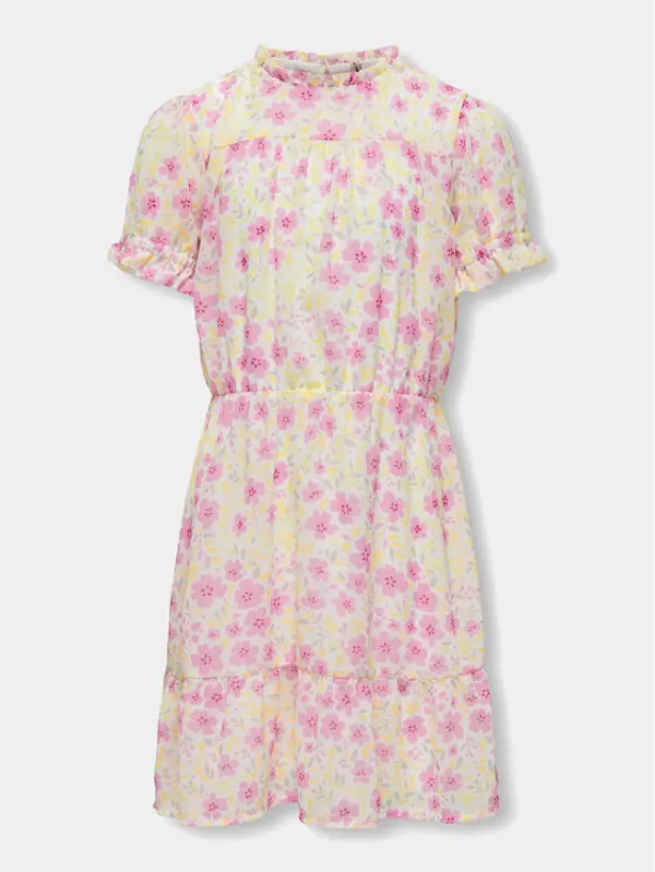 Kids ONLY Kids ONLY Ljetna haljina Amanda 15322508 Bijela Regular Fit