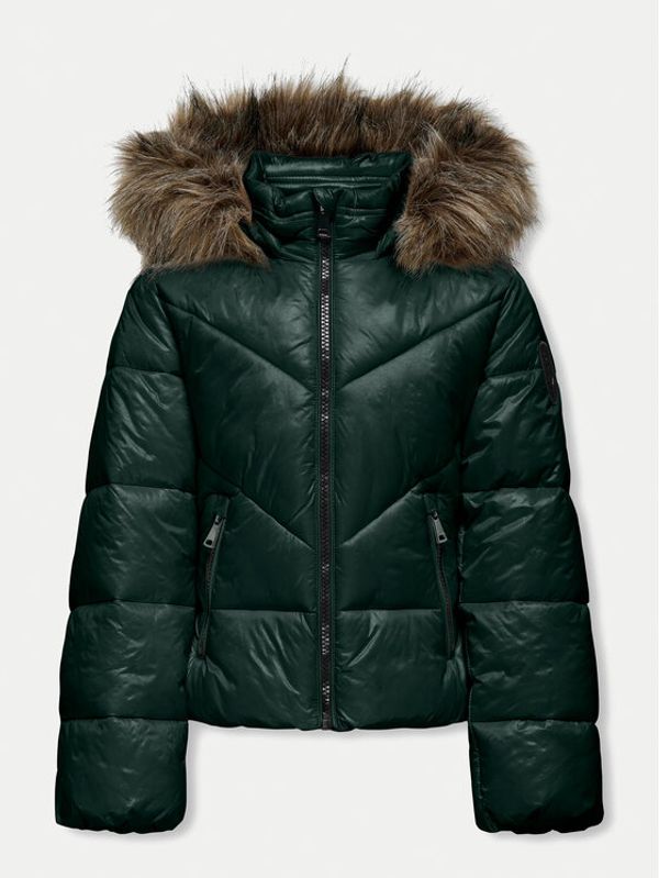 Kids ONLY Kids ONLY Pernata jakna 15324041 Zelena Regular Fit