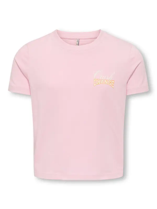 Kids ONLY Kids ONLY T-shirt Annbel 15354276 Ružičasta Cropped Fit