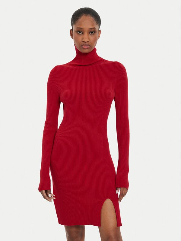 Kontatto Kontatto Džemper haljina 3M0135 Crvena Regular Fit
