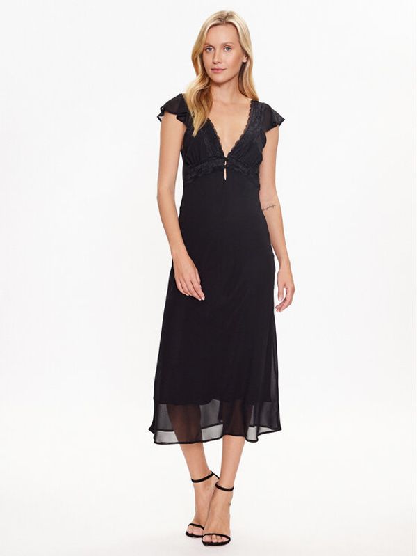 Kontatto Kontatto Haljina za svaki dan BO106 Crna Regular Fit