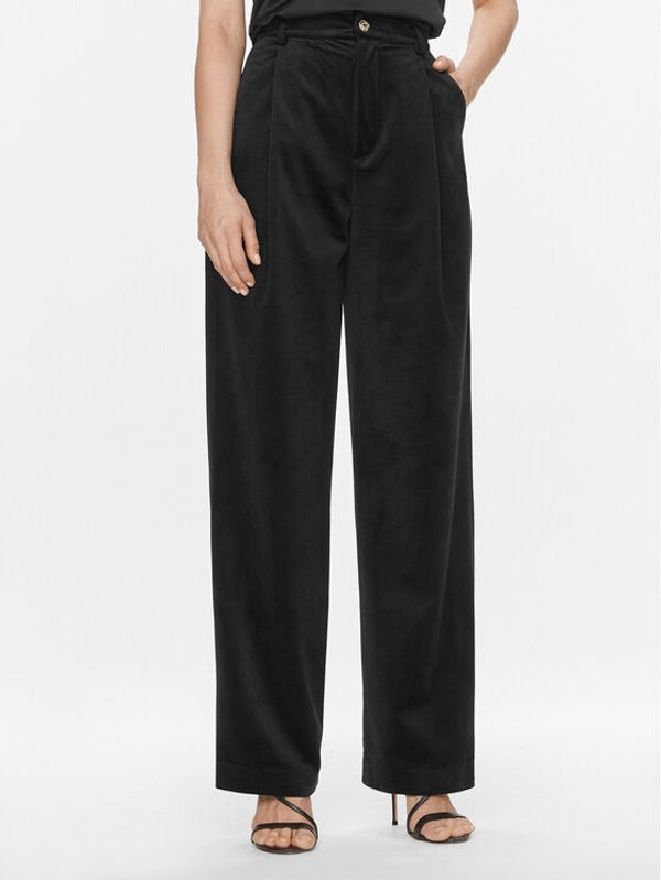 Kontatto Kontatto Hlače MN2012 Crna Relaxed Fit