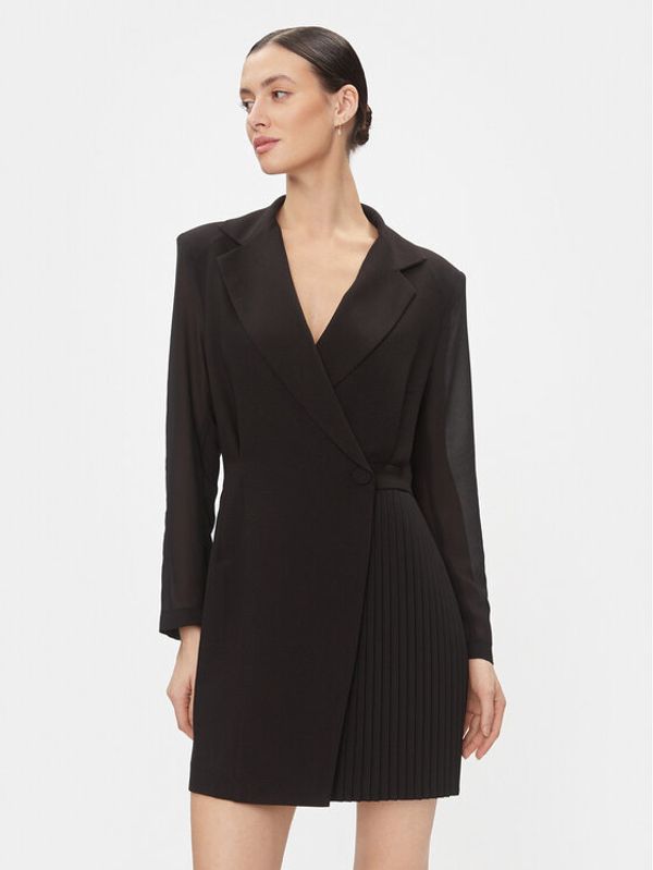 Kontatto Kontatto Koktel haljina NO154F Crna Regular Fit