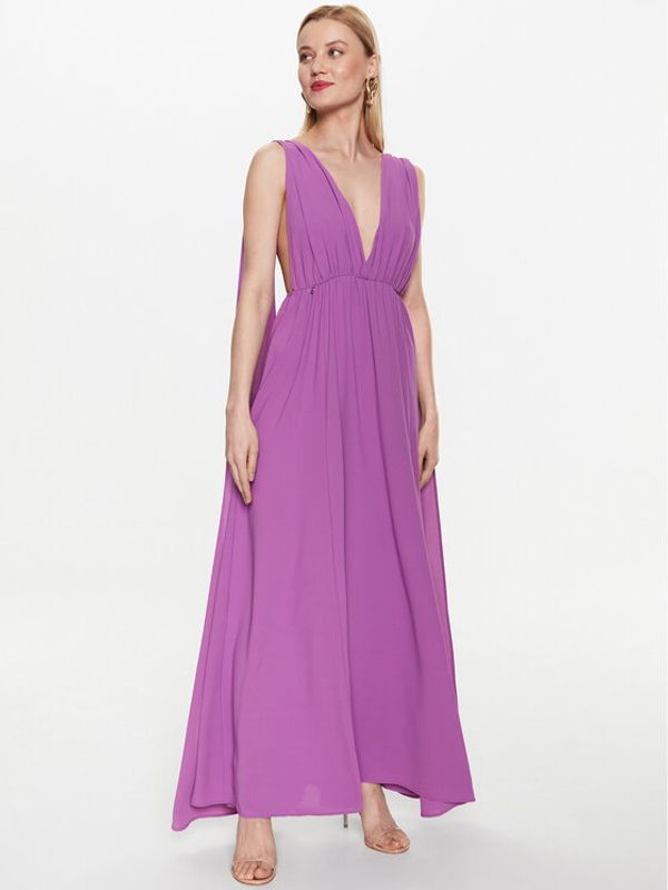 Kontatto Kontatto Koktel haljina YM509 Ljubičasta Regular Fit