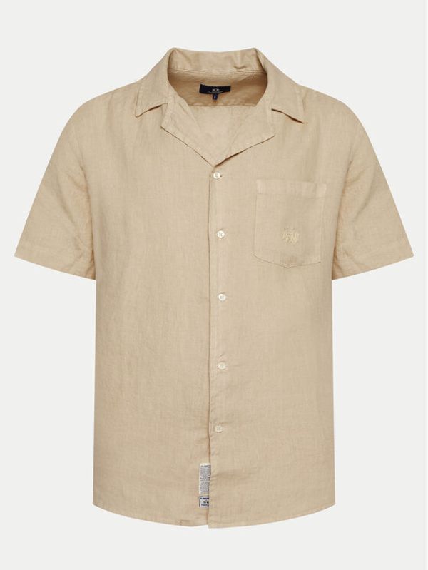 La Martina La Martina Košulja YMC025 TL319 Bež Regular Fit