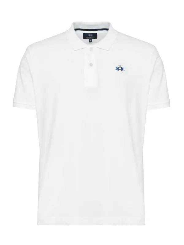 LA MARTINA La Martina Polo BPMP01 PK031 Bijela Regular Fit
