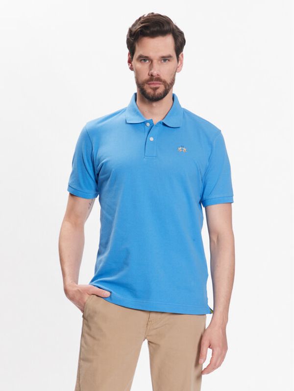 La Martina La Martina Polo VMP002 PK001 Plava Slim Fit