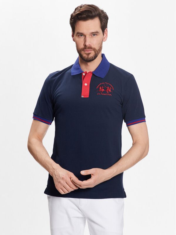 La Martina La Martina Polo VMP005 PK001 Tamnoplava Slim Fit