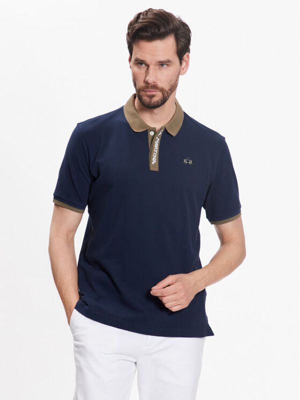 La Martina La Martina Polo VMP008 PK001 Tamnoplava Regular Fit