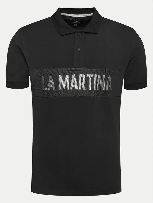 LA MARTINA La Martina Polo YMP310 JS324 Crna Regular Fit