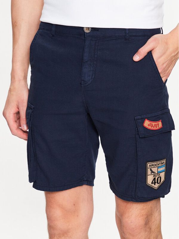 La Martina La Martina Sportske kratke hlače VMB300 TW445 Tamnoplava Regular Fit