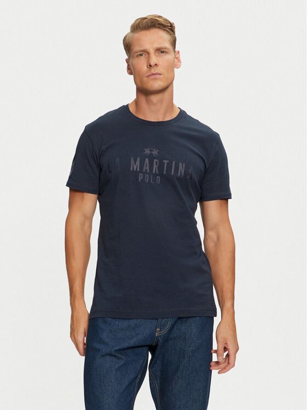 La Martina La Martina T-shirt ZMR322 JS206 Tamnoplava Regular Fit