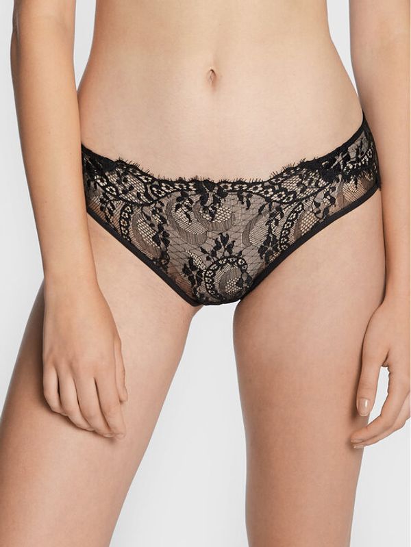 La Perla La Perla Klasične gaćice s visokim strukom 0040720 Crna