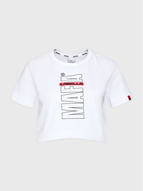 LaBellaMafia LaBellaMafia T-shirt 25870 Bijela Regular Fit