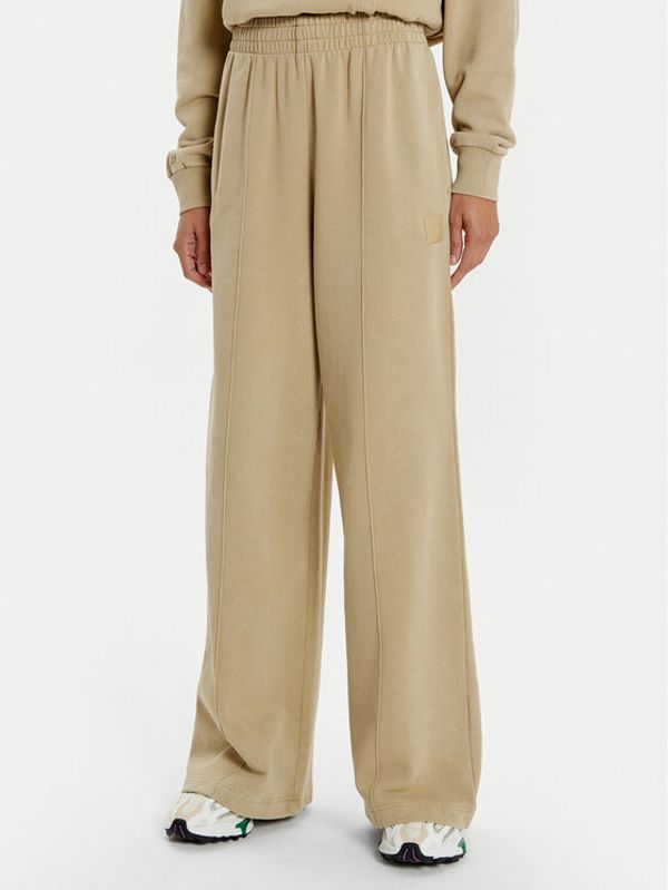 Lacoste Lacoste Donji dio trenerke XF2657 Bež Wide Leg