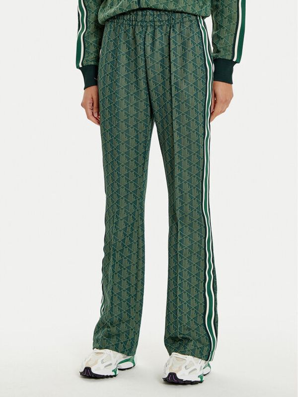 Lacoste Lacoste Donji dio trenerke XF9313 Zelena Regular Fit