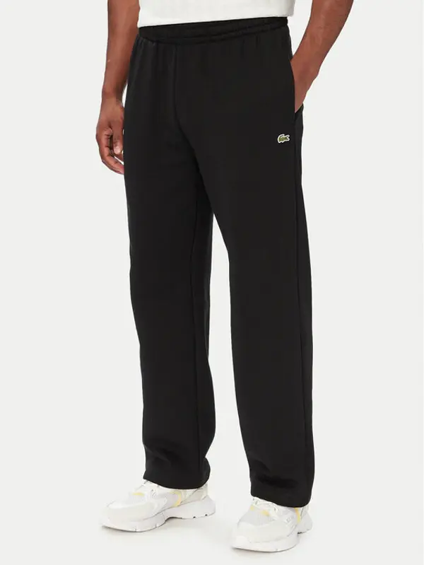 Lacoste Lacoste Donji dio trenerke XH8867 Crna Regular Fit